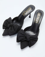 Carmeline Bow Mule Heels