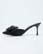 Carmeline Bow Mule Heels