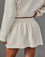 Stay Snug Brushed Knit Mini Skort
