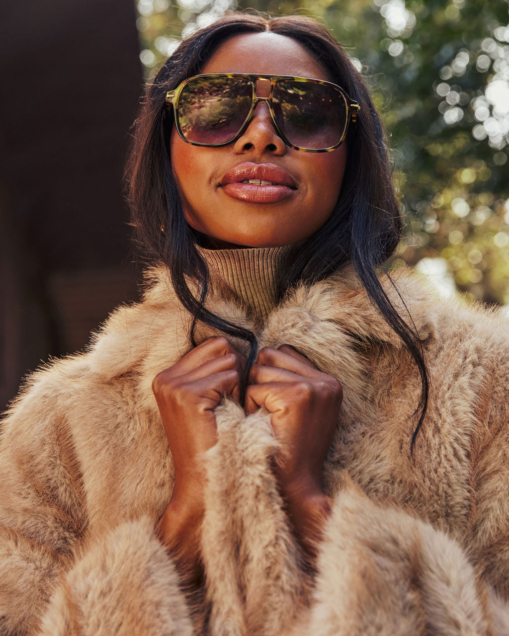 Fuzzy Feeling Faux Fur Coat – VICI