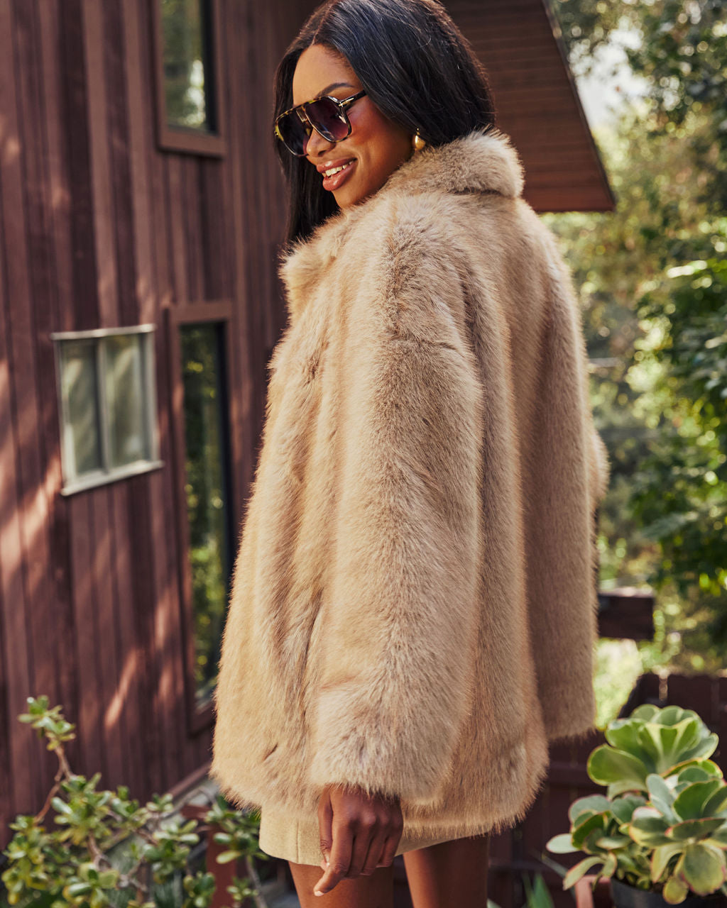 Fuzzy Feeling Faux Fur Coat – VICI