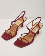 Mylee Strappy Faux Suede Heels