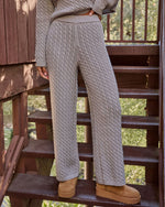 Frosted Wish Cable Knit Pants