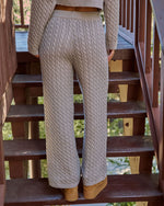 Frosted Wish Cable Knit Pants