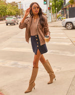 Elena Denim Mini Skirt