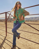 Merris Textured Abstract Knit Cardigan