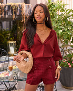 Melodine Front Button Down Top