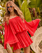 Summer Rodeo Cotton Off The Shoulder Top