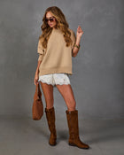 Chic Fix Faux Suede Buckle Boots