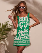 Wesley Abstract Mini Dress