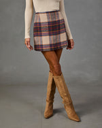 Prep Social Plaid Mini Skirt