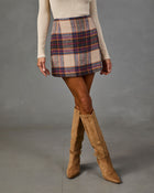 Prep Social Plaid Mini Skirt