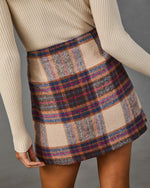 Prep Social Plaid Mini Skirt