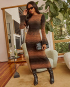 Inner Circle Striped Knit Maxi Dress