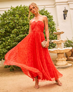 Bloom Escape Pleated Floral Maxi Dress