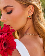 Picnic Darling Drop Cherry Earrings