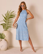 Summer Dreams Eyelet Floral Midi Dress