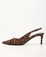 Leopard % Isaline Leopard Slingback Heels-4