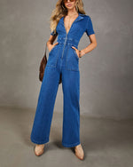 Honey Spur Denim Jumpsuit