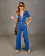 Honey Spur Denim Jumpsuit
