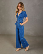 Honey Spur Denim Jumpsuit