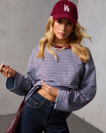 Korena Knit Striped Top