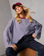 Korena Knit Striped Top
