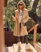 Yulissa Hooded Trench Teddy Coat