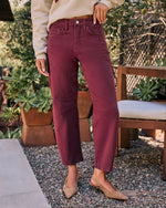 Wild Honey Stretch High Rise Barrel Jeans
