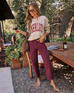 Wild Honey Stretch High Rise Barrel Jeans