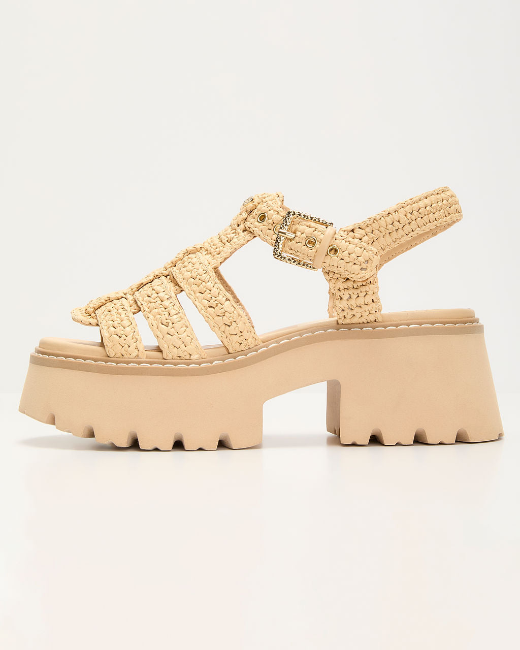 Amina Crochet Chunky Platform Sandals – VICI