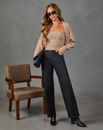 Season Switch Ribbed Knit Sweater Set