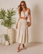 Tauni Tiered Maxi Skirt