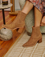 Brown % Cider Ridge Suede Booties-1
