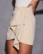 Honey Fleur Wrap Mini Skirt