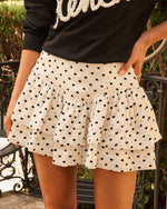 Untamed Love Ruffle Heart Mini Skirt