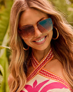 Vacation Era Square Frame Sunglasses