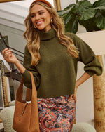 Sweater Weathered Turtleneck Sweater