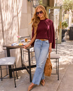 Come Find Me Cable Knit Crew Neck Vest