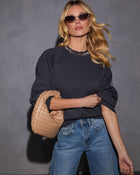 Campfire Embellished Neckline Sweater