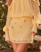 Dellie Embellished Mini Skirt