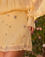 Dellie Embellished Mini Skirt