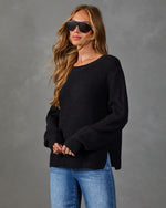 Chasing Cozy Ribbed Knit Sweater
