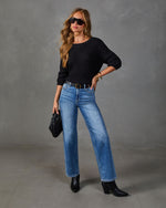 Chasing Cozy Ribbed Knit Sweater
