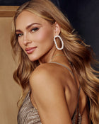 Clear % Park Avenue Statement Earrings-1