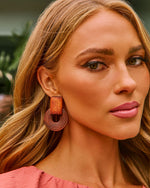 Sea Canvas Wooden Earrings