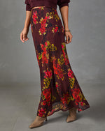 Harvest Garden Floral Maxi Skirt