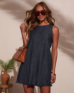 Alejandra Shift Denim Dress