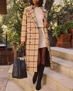 Cider Season Plaid Coat