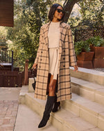 Cider Season Plaid Coat